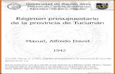 Régimen presupuestario de la provincia de Tucumán - …bibliotecadigital.econ.uba.ar/download/tesis/1501-0261_MaxudAD.pdf · del !Feaupuesto.•• es la manif"estae1&t ds importante