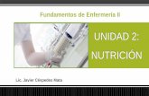 UNIDAD 2: NUTRICIÓN - … · Determinación Evaluación de Detección de Ejemplos Historia clínica y examen físico ... Entrevista ... Control de proteínas y/o de Na+-K+ • Dieta
