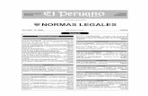 Cuadernillo de Normas Legales - gacetajuridica.com.pe · venta directa de terreno de propiedad del Estado a favor ... conformidad de resolución de la Municipalidad Distrital de Santiago