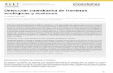Detección cuantitativa de fronteras ecológicas y ecotonosatzavara.bio.ub.edu/geoveg/docs/Camarero_Fortin_06.pdf · fronteras en transectos y calcula la diferencia entre dos ...