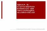 TEMA 3: Conceptos básicos de tecnología audiovisual · Hoy en día conviven relación de aspectos diferentes: TEMA 3: CONCEPTOS BÁSICOS DE TECNOLOGÍA AUDIOVISUAL! 19! V. Relación