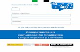 Competencia en comunicación lingüística - educarex.es · 4 4CL1212 5 4CL1213 6 4CL1214 7 4CL1215 8 . Evaluación de Educación Secundaria Obligatoria Competencia en comunicación