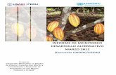 INFORME DE MONITOREO · 2012-04-17 · INFORME DE AVANCE _____ En Marzo se implementó el control de entregas de fertilizantes a los ... permanente en plantaciones de cacao, ... Poda