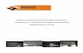 Instalación de plafón Ligerplac - RIHO SA DE CVriho.com.mx/PDF/Instalacion_de_plafon_Ligerplac.pdf · de aluminio tanto en el cuerpo como el recubrimiento. El sistema de suspensión