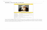 Madre Teresa de Calcutá · 2011-02-21 · Madre Teresa de Calcutá 4 Brasil pela editora Thomas Nelson, organizado pelo Padre Brian Kolodiejchuk, postulador da causa da sua canonização