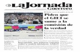 Piden que el GIEI se sume a la comisión de la verdadlajornada.digital/uploads/2018/06/9588.pdf · en el caso de la desaparición de los 43 nor - malistas de la escuela rural de Ayotzinapa.