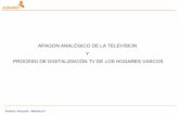 APAGON ANALÓGICO DE LA TELEVISION Y PROCESO DE ... · NO SIGNIFICA que Euskaltel no apoye el proceso de la Digitalización de los hogares vascos. Muy al contrario, desde 2005 Euskaltel