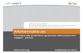 HiSet Practice Test Math 14AS · Instrucciones Esta es una prueba de sus habilidades para poner en práctica conceptos matemáticos así como para resolver problemas matemáticos.