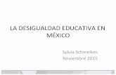 LA#DESIGUALDAD#EDUCATIVA#EN# MÉXICO#innovec.org.mx/home/images/2-sschmelkes.pdf · aprendizaje#–planea#ems#2015# grado#de# marginaciÓn nivel#de#dominio nÚmero#de#alumnos# evaluados