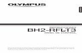 Olympus BH2-RFL-T3 Panel de Control Instrucciones · Para eliminar las huellas dactilares o manchas grasas, limpiar con una gasa ligeramente humedecida con xileno o una mezcla de