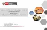 Reglamento de Protección Ambiental para Actividades de ... C. Mineria - Presentacion... · aquellos que indique la titular de actividad minera ... de los programas y sistemas de