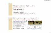 Matemáticas Aplicadas MA101 Semana 01 - Welcome …bionanouni.wdfiles.com/...horario-2012i/...Introduccion-Aplicacion.pdf · opuestos, y con flujos de entrada y Nivel de contaminación