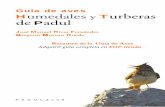 Guía de aves Humedales Turberas de Padul - …elaguadero.es/wp-content/uploads/2013/07/Resumen-guía-de-padul.pdf · A Rosa, mi mujer, por su paciencia y apoyo, a mis hijos Óscar