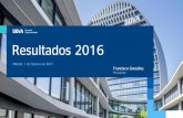 BBVA Presentacion Resultados 2016€¦ · NPS App móvil España* Clientes Digitales ... Según encuesta realizada por Accenture a clientes particulares de banca comercial en ...