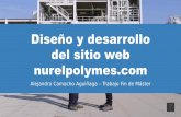Diseño y desarrollo del sitio web nurelpolymers.com …openaccess.uoc.edu/webapps/o2/bitstream/10609/64849/10... · Zaragoza (Planta de producción e I+D) “Diseño e implementación