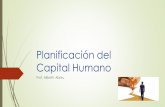 Planificación del Capital Humano · Factores de la fuerza de trabajo. Desafíos externos que condicionan la Demanda de Capital humano Fuerzas del entorno Cambios tecnológicos, políticos,