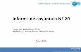 Informe de coyuntura Nº 20 - centrocifra.org.ar de Coyuntura Nro 20.pdf · Dilemas de la política económica En ese escenario, la economía argentina se encuentra inmersa en una