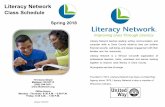 Literacy Network · Wisconsin Literacy. Literacy Network | Spring 2018 ... Se acepta efectivo, tarjetas de crédito o cheques. Becas disponibles. • Para mas información, ...