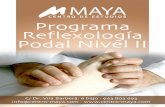 PROGRAMA REFLEXO-II 2013 - centro-maya.comcentro-maya.com/.../17-PROGRAMA-REFLEXO-II-2016.pdf · REFLEXOLOGÍA PODAL (SEGUNDO NIVEL) Este segundo nivel de Reflexología, esta orientado