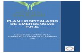 PLAN HOSPITALARIO DE EMERGENCIAS - PHE · E.S.E HOSPITAL SAN RAFAEL TUNJA CÓDIGO: SST-M-01 PLAN HOSPITALARIO DE EMERGENCIAS INTERNO Y EXTERNO Página 1 de 80 …