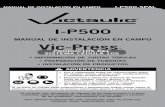 MANUAL DE INSTALACIÓN EN CAMPO Vic-Pressstatic.victaulic.com/assets/uploads/literature/I-P500-SPAL.pdf · no implican necesariamente compatibilidad de los acoples, las conexiones