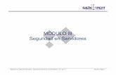 Seguridad en ServidoresMODULO III - …docs.alexomar.com/biblioteca/moduloiii-150421100825-conversion... · Configuración segura de W2K. Seguridad de ... modo lectura y escritura