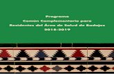 Programa Común complementario para Residentes del …€¦ · Programa Común complementario para Residentes del Área de Salud de Badajoz 2018-2019 Comisiones de Docencia Complejo
