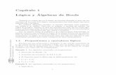 Cap´ıtulo 1 L´ogica y Algebras de Boole´quegrande.org/.../tema_1_-_logica_y_algebra_de_boole.pdfMatemática Discreta. Área de Álgebra Universidade da Coruña 1.2. TABLAS DE VERDAD
