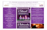 ST. THOMAS AQUINAS CATHOLIC CHURCH - …stacojai.org/sites/ojai/files/uploads/bulletins/december_17_2017.pdf · El día 16 de diciembre comienza la Novena de Aguinaldos en Colombia
