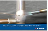 Manual de InstalacIón de gas - CChC · abastecidas a través de una red -gas de red- o de envases a presión -cilindros- 6. ... ETAPAS DE UN PROYECTO DE GAS: DISEÑO, EJECUCIÓN,