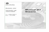Boletín 161 Variador de Velocidad - Literature Libraryliterature.rockwellautomation.com/idc/groups/literature/documents/... · Boletín 161 iii Indicaciones de seguridad y precauciones