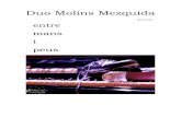 Duo Molins Mezquida · Festival de Jazz de Barcelona 2005-06-07. És solista de claqué en diverses formacions de música Dixieland i ha col·laborat amb la Locomotora Negra i la