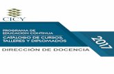 Lista de Cursos y Diplomados 2017 - CICY.mx · Curso: Fundamentos de Metrología ... Taller de redacción. ... Curso: Conceptos básicos de fotografía científica.