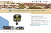 Unidad de Control Remoto con GPS - thalesdsi.com · Unidad de Control Remoto con GPS Para el Radio Multibanda Inter/Intra Equipo AN/PRC-148 ... • Diseño Ergonómico Para Que Le