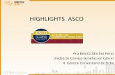 HIGHLIGHTS ASCO - Sociedad Española de …€¦ · - Síndrome Déficit Constitucional Bialélico MMR - Síndrome de Li-Fraumeni Protocolo vigilancia puede detectar tumor en fase