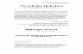 Psicología Holística – Por Fernando Estévez Griego …yoga-integral.biz/Psicologia.pdf · (Resultante posterior de la Psicología Individual de Adler, en su replanteo histórico-cultural