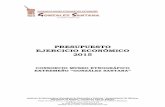 PRESUPUESTO EJERCICIO ECONÓMICO 2015museodeolivenza.com/descargas/transparencia/informacion... · 2017-03-15 · disposiciones generales en materia presupuestaria a la organización