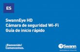 ES SwannEye HD Cámara de seguridad Wi-Fi€¦ · Cómo instalar el software/aplicación ... Utilice un movimiento en el sentido de las agujas del ... gen de alta calidad con un ancho