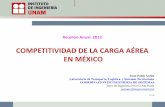 COMPETITIVIDAD DE LA CARGA AÉREA EN MÉXICO · Caso 2: Distribución física para el canal e-commerce de bolsos de piel de OURS-Geneve en USA Arquitectura logística con el Lloyd