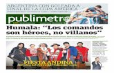 ARGENTINA CON GOLEADA A FINAL DE LA COPA … · Presidente reconoce que sentencia de la Corte Interamericana de Derechos Humanos legitima la Operación Chavín de Huántar. Ha quedado