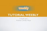 Tutorial Weebly - PRESENTACIÓNtecnoeducativa1.weebly.com/uploads/8/2/3/6/8236922/tutorial_weebly.… · Se presenta un formulario para rellenar con el nombre que llevará nuestro
