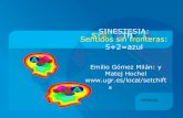 Sinestesia: sentidos sin fronteras - ugr.essetchift/docs/presentaciones/sinestesiaG.pdf · ¿Sinestesia? Harmonium multicolor creado por Xul Solar (1887-1963), un Argentino artista,