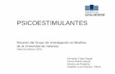 PSICOESTIMULANTES. PRESENTACION GIBUVx · PRIVILEGIO EPISTÉMICO FRENTE A AUTORIDAD EPISTÉMICA ... Concerta®, Medikinet ... (PSICOESTIMULANTE): Elvanse ...