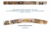 INTERVENCIONES EN EL PATRIMONIO CULTURAL ASTURIANO …€¦ · patrimonio cultural asturiano 2007-2014 gran enciclopedia asturiana. 12 Índice