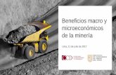 Presentación de PowerPoint - Instituto de Ingenieros de Minas del …iimp.org.pe/.../Beneficios-macro-y-microeconomicos-de-la-mineria.pdf · refinado. Sustancia químicas básicas,