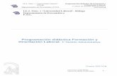Programación didáctica Formación y Orientación Laboral.€¦ · I.E.S. Núm. 1 “Universidad Laboral”. Málaga Programación didáctica de Formación y Orientación Laboral.
