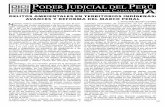 DR. FELICIANO VÁSQUEZ MOLOCHO - … Judicial... · modifica el Código Penal, aprobado por el Decreto Legislativo Nº 635. Ley N° 28736. Ley para la protección de los pueblos