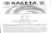 GACETA - ordenjuridico.gob.mx Federal... · JUZGADO PRIMERO CIVIL DE PRIMERA INSTANCIA ECATEPEC DE MORELOS, ... del distrito judicial de Ecatepec, Estado ... 698/2009, relativo al