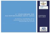 1° INFORME DE ACTIVIDADES 2011-2012 - ece.buap.mxece.buap.mx/gob/E_1er_Informe_de_Labores_FCE_gestion_2011-15.pdf · Labores de la Gestión 2011-2015 al Honorable Consejo de Unidad