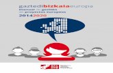gaztedibizkaiaeuropa - Hasiera - Bizkaia.eus · manual de gestión de proyectos europeos diputación foral de bizkaia 7 Presentación En 2014 se cumplen 29 años desde la firma del
